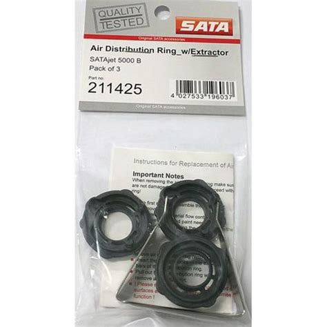 Sata 211425 Air Distribution Ring Use With Satajet 5000 B Spray Gun