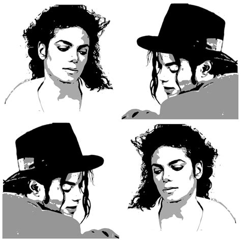 Michael Jackson Drawings Michael Jackson Art Relief Printing Art