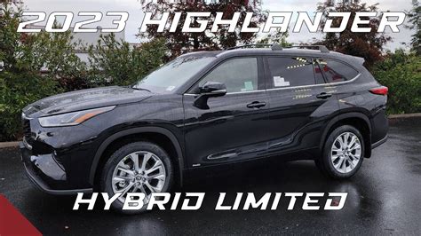 2023 Toyota Highlander Hybrid Limited Awd Overivew Youtube