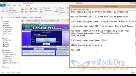 How To Convert Ps2 Iso Games For Usb Or Hard Disk Youtube