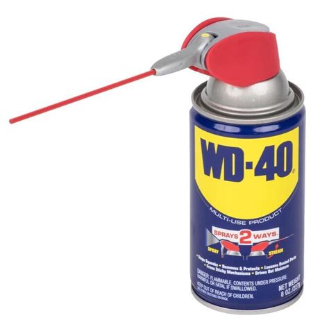 Wd 40 8 Oz Multi Use Product With Smart Straw Sprays 2 Ways In The