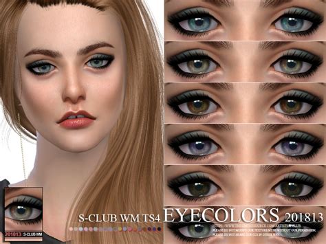 The Sims Resource S Club Wm Ts4 Eyecolors 201711