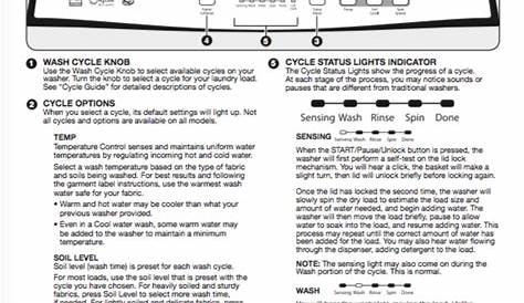 Whirlpool Cabrio washer manual - Zofti