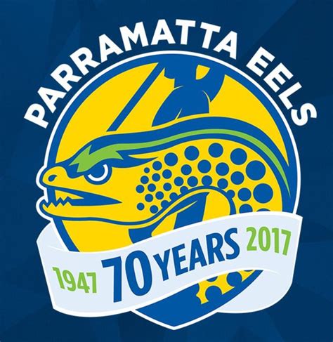 New Parramatta Eels logo for 70th anniversary in 2017 just released. : nrl