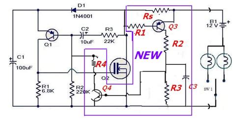 Rising is triggered when the pin transits from low to high and change triggers when the pin transits. transistors - Electronic flasher with low load detection ...