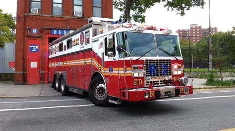Fdny Rescue 2 Responding From Quarters Youtube