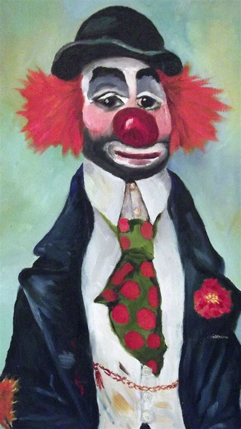 Clown Painting Clown Paintings Pagliacci Clowning Around Circus