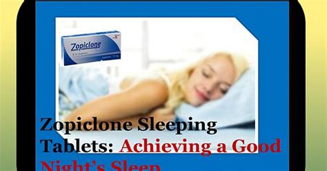 zopiclone tablets quick acting drug for sleep imgur