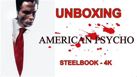 unboxing american psycho 4k steelbook zavvi youtube