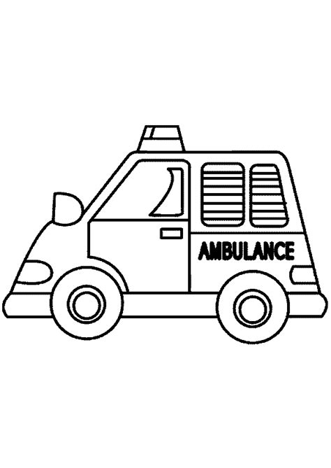 Coloriage Voiture Ambulance  Hugolescargot.com