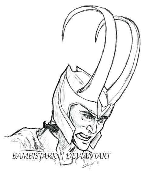 Avengers for kids coloring page. Loki Coloring Pages at GetColorings.com | Free printable ...