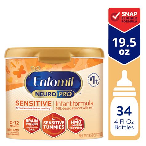 Buy Enfamil Neuropro Sensitive Baby Formula Brain And Immune Support