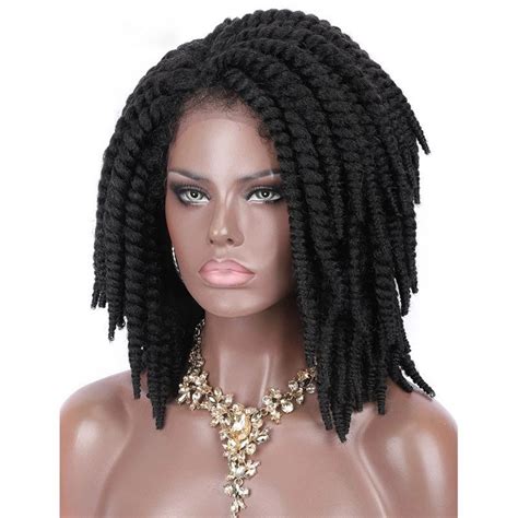 Kalyss Short Braided Wigs For Black Women Cornrow Braids Lace Etsy
