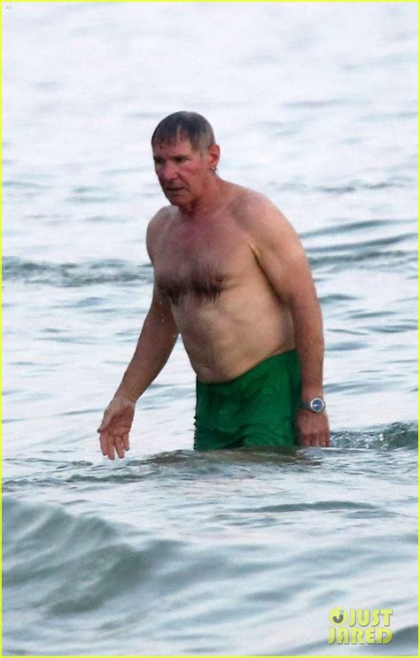 Harrison Ford Shirtless Beach Guy In Rio Photo Calista