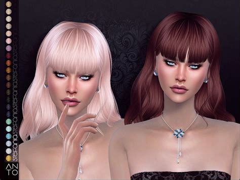 Pin By The Kings On The Sims 4 Hair Cc Sims Sims 4 Womens Hairstyles