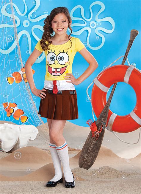 Spongebob Squarepants Girl Toddler Child Costume Spongebob Dress