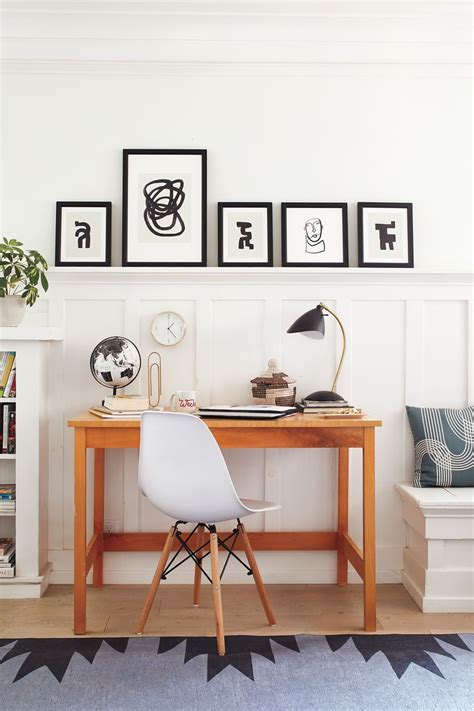 Wall Art Ideas For Home Office ~ Home Office Wall Art Idea Clever Way