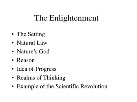 Ppt The Enlightenment Powerpoint Presentation Free Download Id1305777