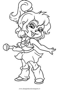 Brittany asks her friend to make cookies. Alvin and the chipmunks Brittany coloring pages for kids ...