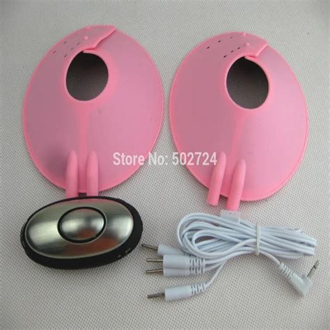 adult games electro play breast pads stimulation therapy massager cups bdsm bondage electric
