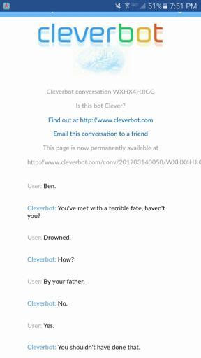My Conversation With Cleverbot Mrcreepypasta Amino