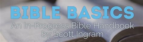 Bible Basics Anthony Scott Ingram