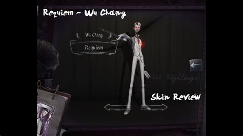 Wu Chang Requiem Skin Review Moonlit River Park Identity V Gameplay