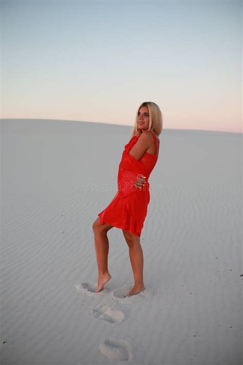 Beautiful Tanned Girl On The Sandy Beach Stock Image Image Of Lady