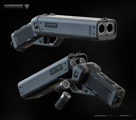 Dx 12 Punisher Glock Styled Double Barrel Shotgun Pistol Guns In The