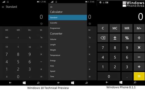 It should never be off). Comparison: Windows 10 Technical Preview vs Windows Phone 8.1