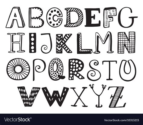 Doodle D Hand Lettering Alphabet Doodle Lettering Lettering Alphabet