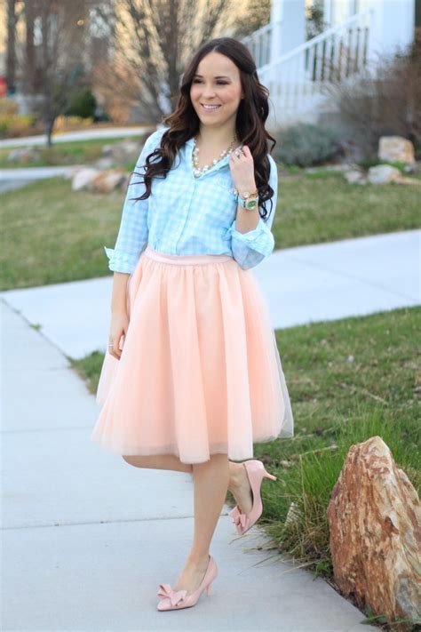 Pink Tulle Skirt For Spring