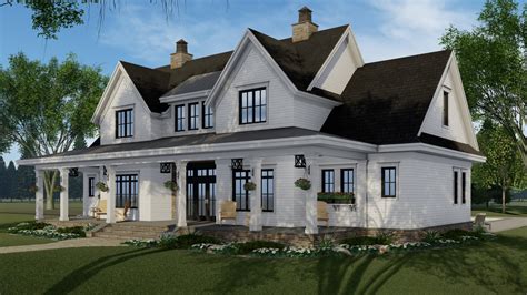 Farmhouse Style House Plan 4 Beds 45 Baths 2743 Sqft Plan 51 1149