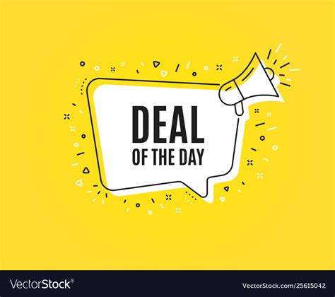Deal Day Symbol Special Offer Price Sign Vector Image