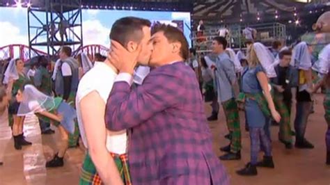 gay kiss steals the show at glasgow commonwealth games opening ceremony star observer