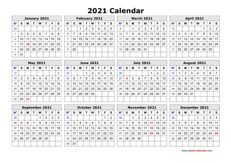 We provide blank monthly calendar which could be used as business all our 2021 calendars are downloadable fo free and are available in microsoft word document format.download these 2021 printable calendars and. 50 Best Printable Calendars 2021 (Both Free and Premium)