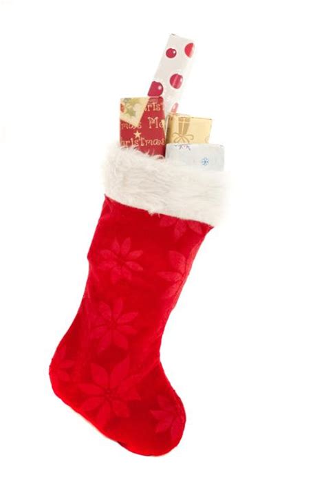 Photo Of Isolated Red Christmas Stocking With Ts Free Christmas Images