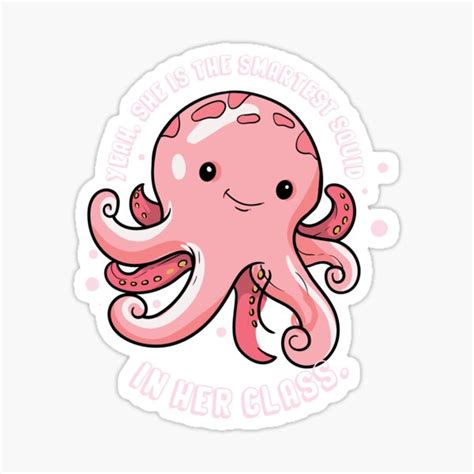 Marine Biology Jellyfish Ocean Whale Crab Squid Sticker For Sale By