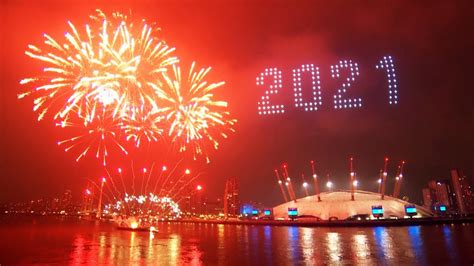 New Years Eve London Fireworks Drone Show 2021 On The Sly