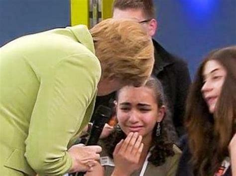 Refugee Girl Who Cried After Merkel Comments Can Stay In Germany World News Hindustan Times