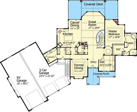 Dream Home Plan With Rv Garage 9535rw Architectural Designs House