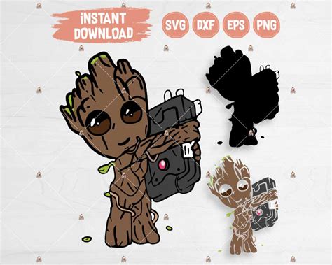 Baby Groot SVG Cut Files Svg Baby