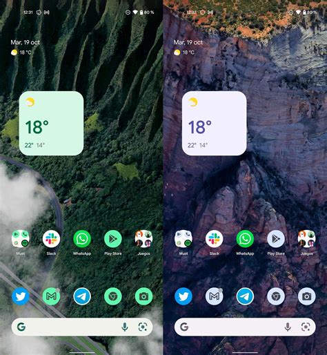 Los Widgets Del Tiempo De Google Llegan A Android As Se Ven En Los