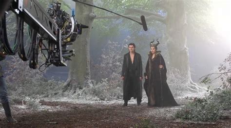 maleficent behind the scenes
