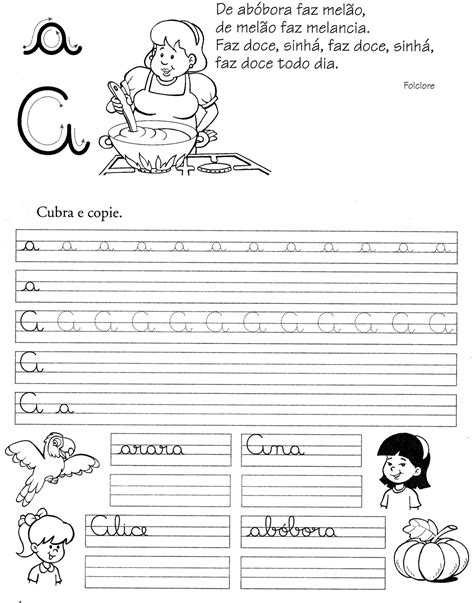 Atividades Aprender Escrever com Letra Cursiva Alfabetização Infantil Cia de Alfabetização