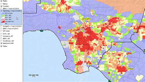 Los Angeles Census Tracts Decision Making Information Resources