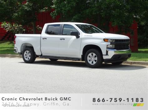 2019 Summit White Chevrolet Silverado 1500 Wt Double Cab 133957408