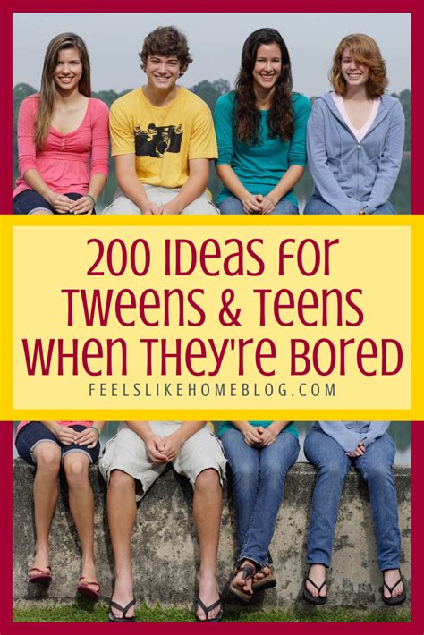 200 Simple Easy And Fun Things For Tweens And Teens To Do When Theyre