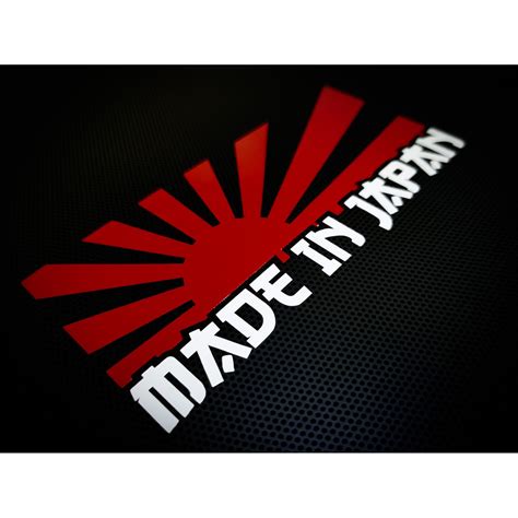 Jdm Rising Sun Made In Japan Decal Sticker Shopee Philippines
