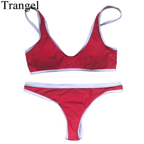 Trangel Brazilian Bikini 2019 Bathing Suit Summer Beach Swimming Suit